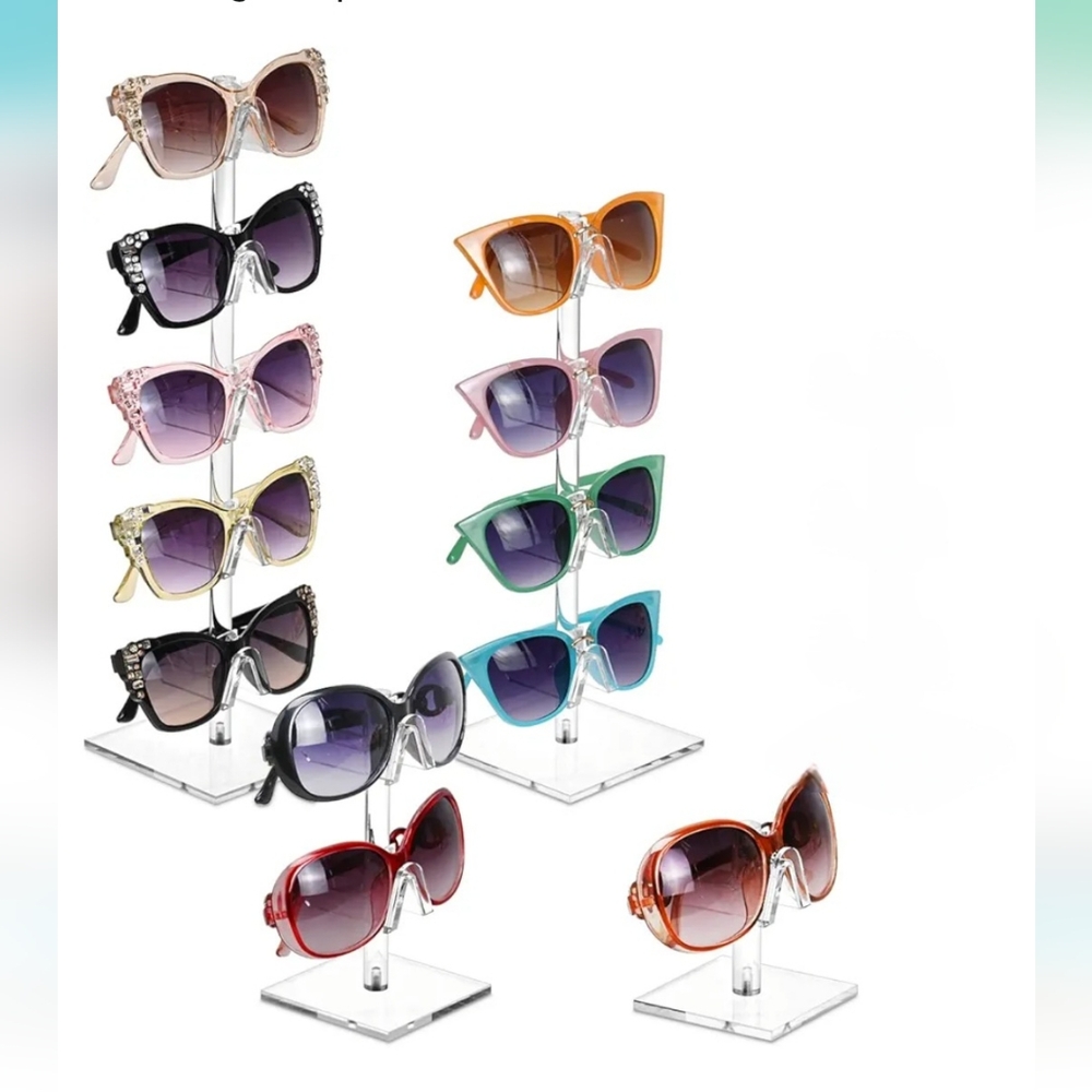 Acrylic Glasses Stand, Eyewear Display, Sunglasses Organizer, Eyewear Holders - Picture 5 of 5